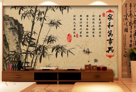 沙发后面可以挂摇钱树画吗（沙发后面可以挂家和万事兴吗）