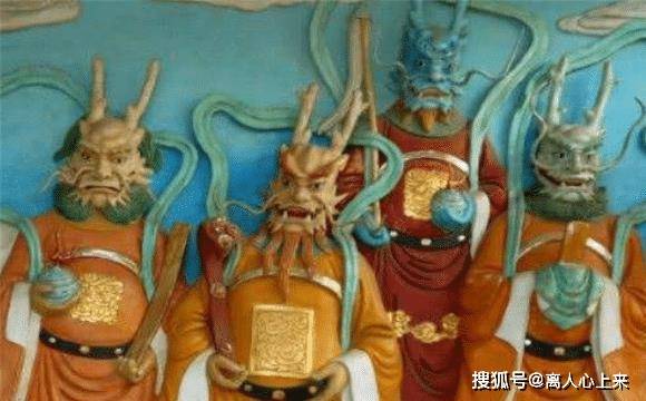 四海龙王捕鱼挂（四海龙王求雨）